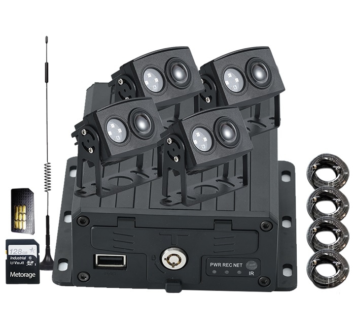 YD-SD4T车载远程监控系统套装-4路视频