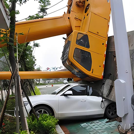 作业不规范导致翻车